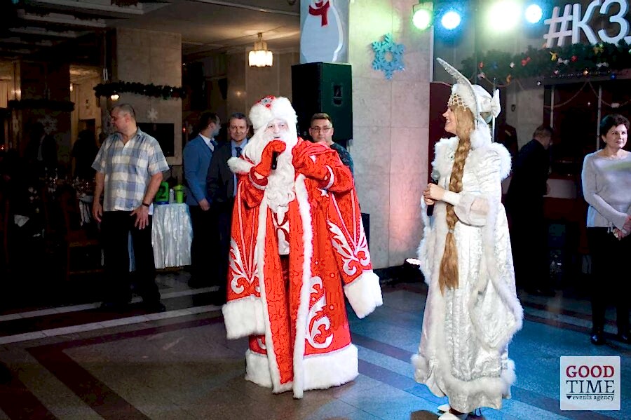 дед мороз и снегурочка на корпоративе