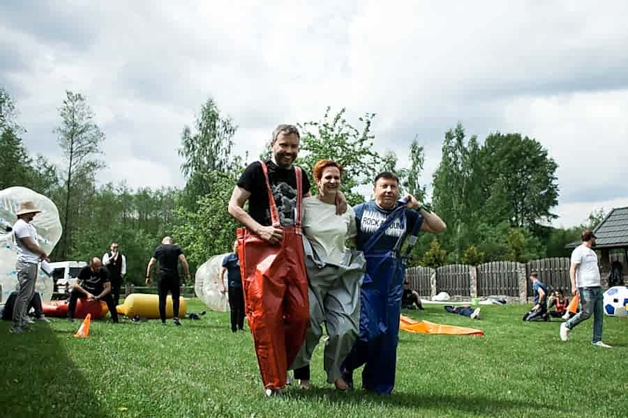 прыжки в тройных штанах